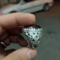 انگشتر یاقوت شمش معدنی دست‌ساز