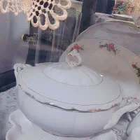 ظرف های چینی گل سرخی|ظروف سرو و پذیرایی|دابودشت, |دیوار