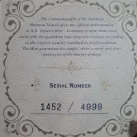 ۱۰ عدد سکه نقره عیار ۹۹۹ کلکسیونی نیم انسی