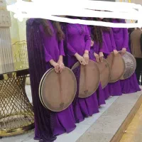 گروه دف نوازان و رقص گروهی و سنتی