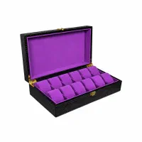 جعبه ساعت 12 خانه چرمی کد TW-2632