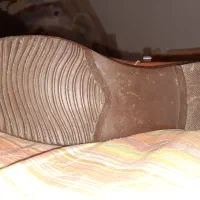 بوت تمام چرم عسلی برند چرم مریم سایز ۳۹|کیف، کفش، کمربند|بابل, |دیوار