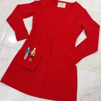 مانتو کتی کرپ مازراتی مارک Fashion اورجینال