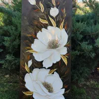 تابلو ورق طلا و تکسچر