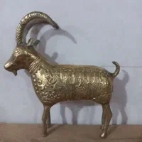 بُز برنجی قدیمی|کلکسیون اشیاء عتیقه|اراک, |دیوار