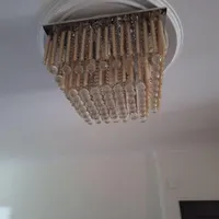 لوستر LED کریستالی کنترل دار