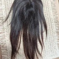 موی طبیعی مدل گرد کف سر فرق متخرک