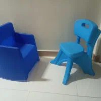 دوعدد صندلی کودو بهمراه میز