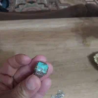 انگشتر فیروز نیشابوری رکاب دستساز