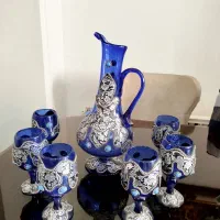 پارچ و لیوان دکوری سلطنتی شیک