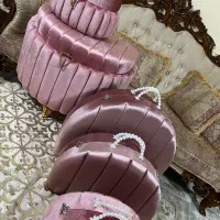 ست چمدان مخملی سه تایی