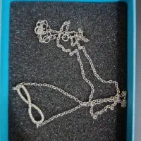 گردنبند نقره طرح بینهایت