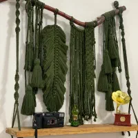 شلف مکرومه بافی|صنایع دستی و سایر لوازم تزئینی|چهاردانگه (تهران), |دیوار