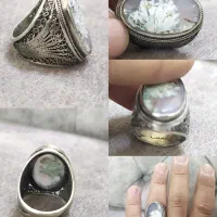 انگشتر نقره ملیله