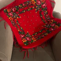 چارقد پشمی قدیمی|کلکسیون اشیاء عتیقه|گنبد کاووس, |دیوار