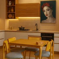 میزناهارخوری راش حصیری،ناهارخوری جدیدمینیمال،حصیری