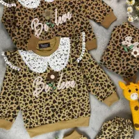 بلوز شلوار پلنگی