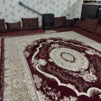 فرش گلیم پشتی شاه نشین میز تلویزیون