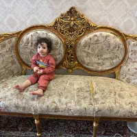 مبل فرحی ۹ نفره چوب گردو