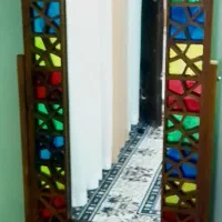 رگال لباس و آینه کنسول گره چینی