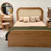 تخت یک نفره.سرویس خواب . تخت یک نیم نفره سنبل