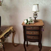 میز آباژور تلفن چوب|میز تلفن|مشهد, رستگار|دیوار