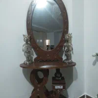 آینه موزیکال به همراه شمعدان|بوفه، ویترین، کنسول|رشت, خرسندی|دیوار