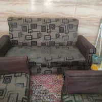 مبل هفت نفره کاملا سالم|مبلمان خانگی و میز عسلی|رشت, جماران|دیوار