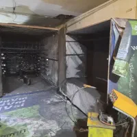 کوره رنگ با پمپ و دستگاه آماده معاوضه با ماشین