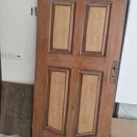 دو عدد درب چوبی در حد نو|مصالح و تجهیزات ساختمان|شاهینشهر, خانه کارگر|دیوار