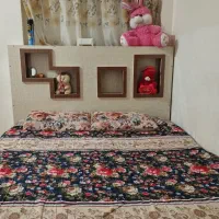 تخت خواب دونفره درحد نو ام دی اف کامل بدون شکستگی