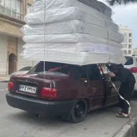 تشک کارخانه ای به همراه بالشت هدیه حسابی ۱۲
