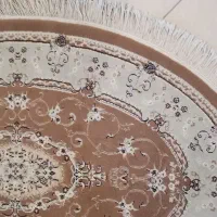 یک جفت قالیچه بیضی (الماس کویر یزد) و فرش 9 متری