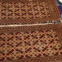 پشتی ترکمن دست بافت|پشتی|تبریز, |دیوار