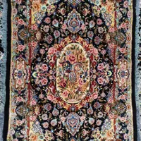 قالی دستباف سالاری چله ابریشم تبریز