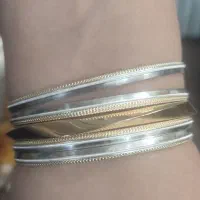 چهارتا النگو نقره 925 سایز سه|جواهرات|خرم‌آباد, |دیوار