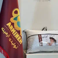 بالش الیافی 1000 گرمی گلبافت کاور دار|رختخواب، بالش، پتو|تهران, شکوفه|دیوار