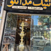 سماور ۸ لیتری برنجی گازی