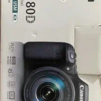 دوربین canon80d نو|دوربین عکاسی و فیلم‌برداری|تهران, طرشت|دیوار