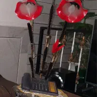 میز تلفن و آباژور