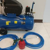پمپ باد المانی با شلینگ گازوییل پاش|ابزارآلات|تهران, مسعودیه|دیوار