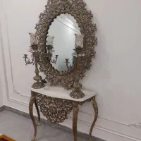 آینه و شمعدان برنج