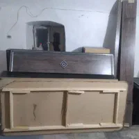 تخت خواب دونفر چوب گردو.سالم وکمد بچ مفت