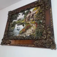 تابلو فرش نفیس آک درحدنوبدون هیچ ایرادی سالم سالم