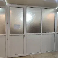 پارتیشن upvc شیشه ای