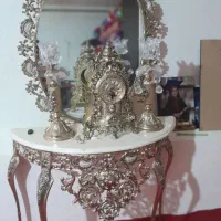 آینه شمعدان آلیاژ|بوفه، ویترین، کنسول|مشگین شهر, |دیوار