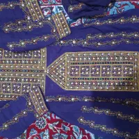لباس بلوچی بنفش|لباس|زابل, |دیوار