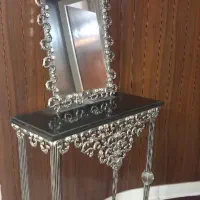 آینه برنجی و کنسول بدنه برنزی