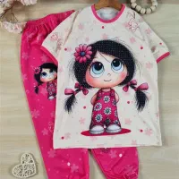 تیشرت شلواردخترک چشم آبی