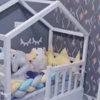 تخت کلبه کودک برند culla baby|تخت و سرویس خواب|محمودآباد, |دیوار